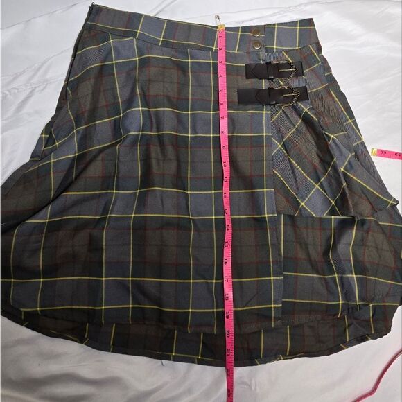 TORRID Outlander Fraser tartan plaid pleated twill kilt skirt 10 - Picture 10 of 11